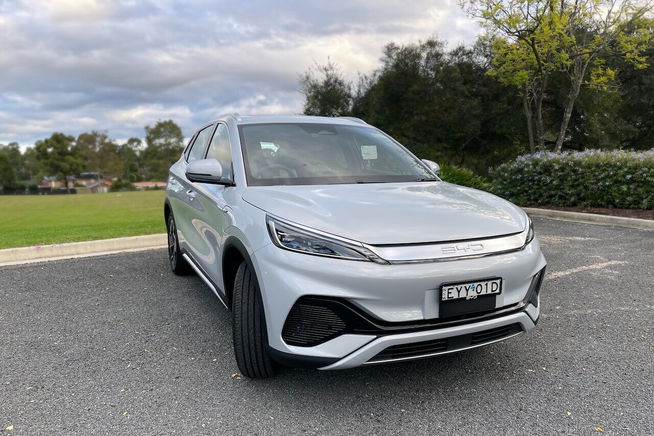 Car Hire in Parramatta BYD Atto 3, 2023, 450kms range in Sydney evee