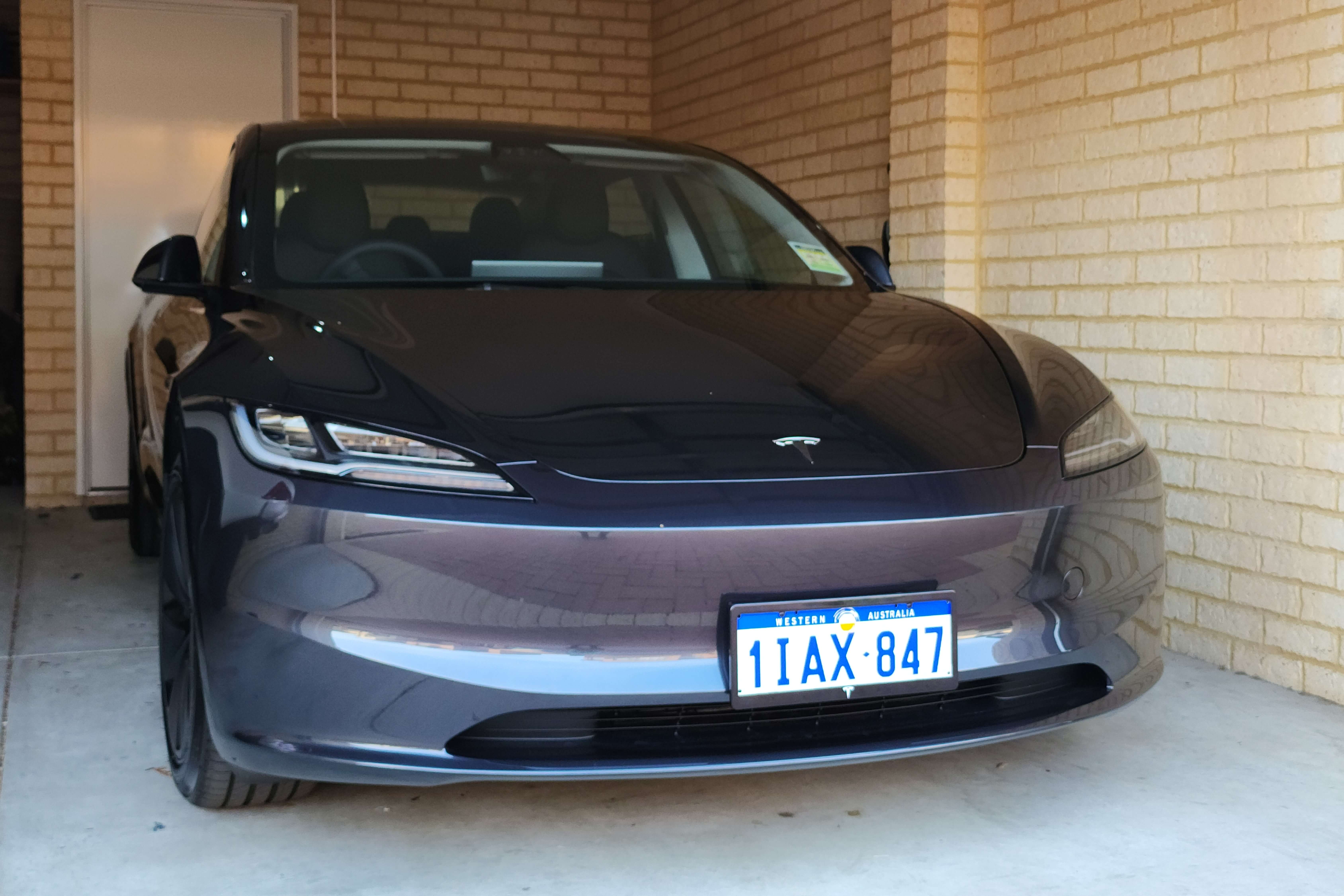 Car Hire in Rivervale Tesla Model 3, 2024, 580kms range in Perth evee